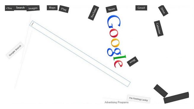 Google Gravity Tricks