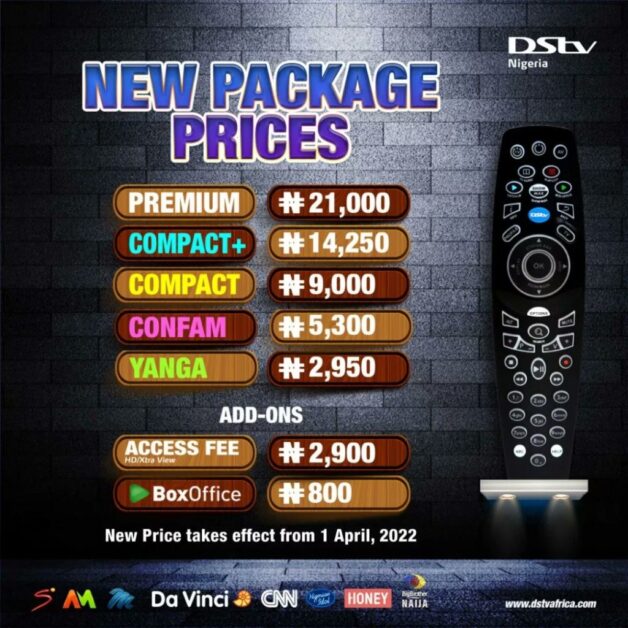 DStv Subscription Packages