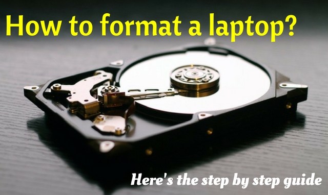 format a laptop with Windows 10